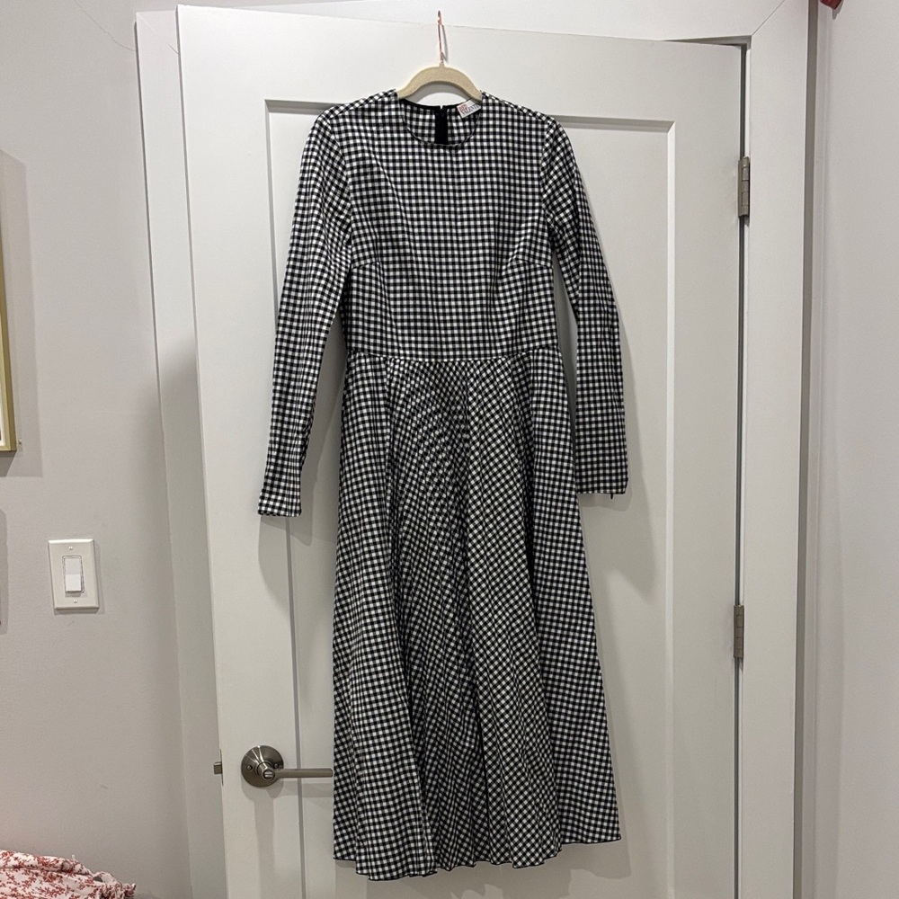 Red Valentino Gingham Dress Sz 38